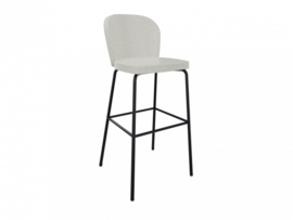 Rondo Barkruk gestoffeerd 82cm hoog 4 poots