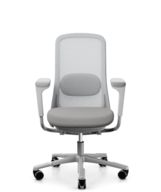 HAG SOFI 7500 bureaustoel Mesh Light Grey  MEH002