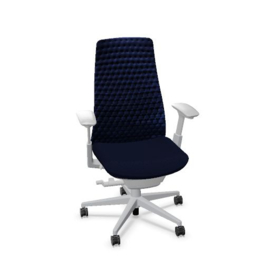 Haworth Fern Digital Knit bureaustoel Mariner