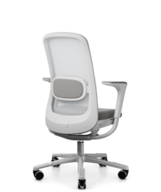 HAG SOFI 7500 bureaustoel Mesh Light Grey  MEH002