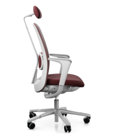 HAG SOFI 7500 bureaustoel Mesh Burgundy MEH003