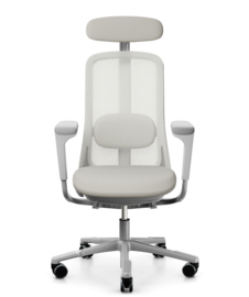 HAG SOFI 7500 bureaustoel Mesh Putty Grey MEH005