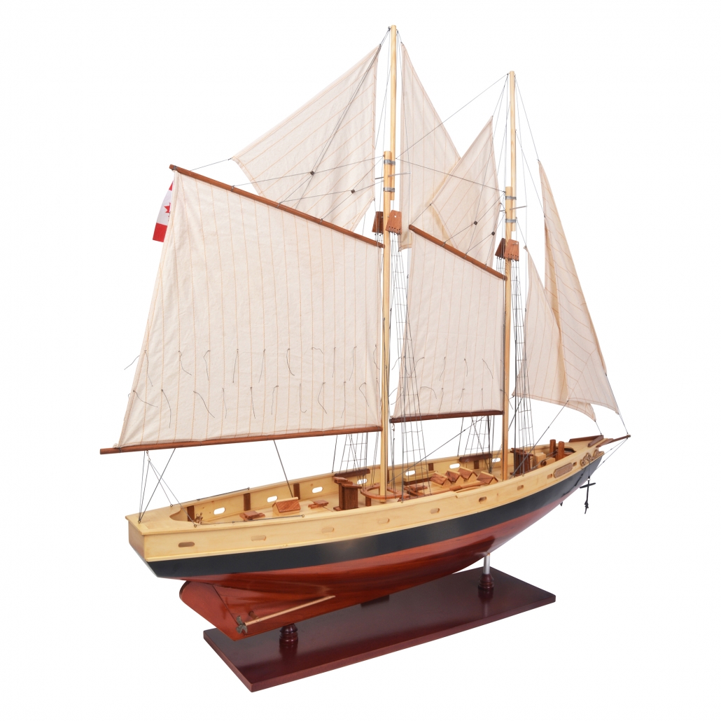 AS138 Bluenose II Painted zeilboot Authentic Models