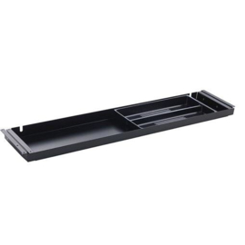 Ultra Pen Tray large black RAL 9005 -zonder slot -pennebak