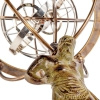 GL051 18th C. Atlas Armillary Authenctic Models