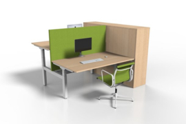 Robberechts System HS3 zit sta duo bureau