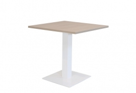 Huislijn kolom tafel met 1 vierkante voet afmeting 80x80cm - hoogte 110cm KH1100