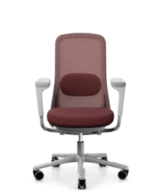 HAG SOFI 7500 bureaustoel Mesh Burgundy MEH003