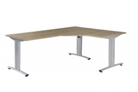 Huislijn BASIC Bureautafel Cad/Cam B1014L links afmetingen 200x80/160x80cm