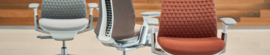 Haworth Fern Digital Knit bureaustoel Emberglow