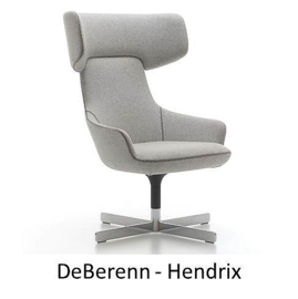 DeBerenn fauteuil model Hendrix hoge rug