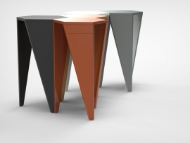 Lande Trigon Hot desk sta tafel