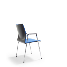 Lande Flow koppelbare en stapelbare zaalstoel
