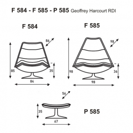 Artifort poef P587