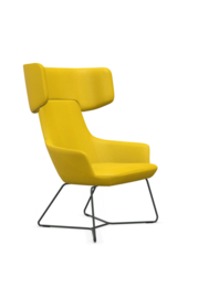 DeBerenn fauteuil model Hendrix hoge rug