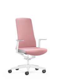 Bureaustoel Interstuhl PUREis3 Edition voor thuiswerkplek Light Pink