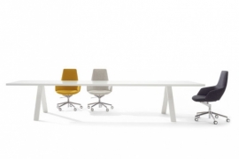 Arper CROSS table | POWDERCOATED | Topdesign van Arper