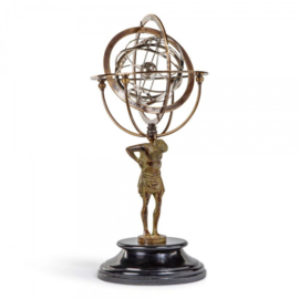 GL051 18th C. Atlas Armillary Authenctic Models