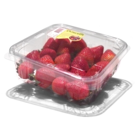 Aardbei import verpakt per 400 gram