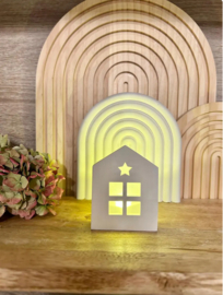 Silikonform Haus Mini Stern 8 cm