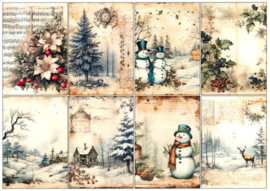 Mini knipvel Winter ( 9 x 13 cm ) 112