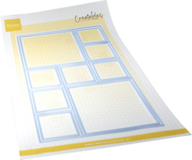 Creatables stencil Lay out - stair card LR0926