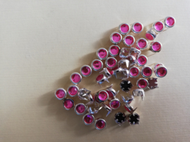 Strass steentjes mini roze