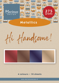  Pretty Papers bloc Hi Handsome ! Cardstock PK9210