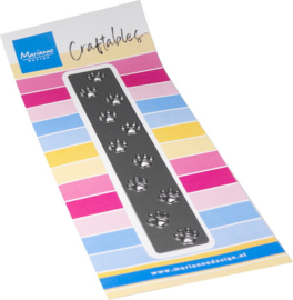 Craftables stencil Paw trail CR1687