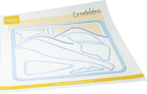 Creatables stencil Mountain scenery LR0919