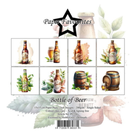 Paper Favourites 15x15 cm Bottle of Beer