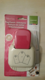 Punch 3 in 1 Scalop tag 1,5 ", 2"en 2,5 "