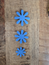 Bloemen Foam 3 x 3 Lichtblauw