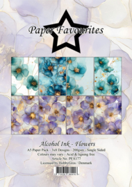 Paper Favourites A5 Alcohol Ink - Flowers