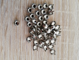 Decorative Knöpfe Silver klein runde