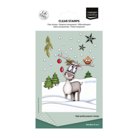 Vaessen Creative • Clear Stamps Rendier 2 14st.