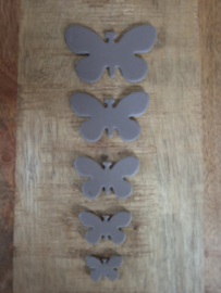 Vlinders  Foam 2 x 5 Bruin