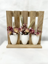 Silikonform mit Aussparung für Blumen