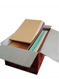 Quadratische Karten 13,5-27 cm Mischfarben 240 Gramm 300 Stück