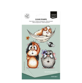 Vaessen Creative • Clear Stamps Guinea Pigs 1 7st. CAR0003