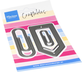  Craftables stencil Paperclips XL CR1695