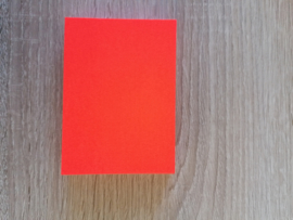 ATC / Pocketletter kaartjes  Neon Oranje