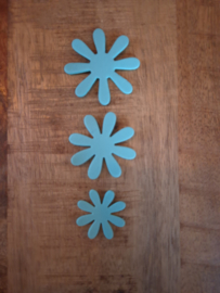 Bloemen Foam 3 x 3 Zeegroen