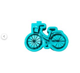 Silikonform Fahrrad mit Blumenkorb