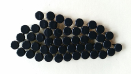 Alleen 50 sierknopjes Zwart/Black 008