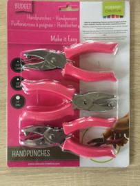 Handpons set Cirkel  1,5  -  3  -  6 mm