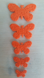 Vlinders  Foam 2 x 5 Oranje