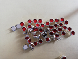 Strass steentjes mini rood