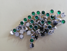 Strass steentjes mini groen