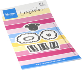 Craftables stencil Sheep by Marleen CR1704